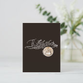 Elizabeth I Unterschrift (Version 1) Postkarte (Stehend Vorderseite)