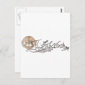 Elizabeth I Unterschrift (Version 2) Postkarte (Vorne/Hinten)