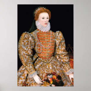 Elizabeth I. von England (Das "Darnley-Portrait") Poster
