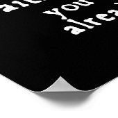 Elizabeth I Zitat über Vertrauen Poster (Ecke)