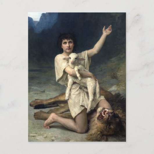 Elizabeth Jane Gardner David the Shepherd Postkarte (Vorderseite)