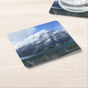 Elizabeth Lake 5 - Glacier National Park Rechteckiger Pappuntersetzer