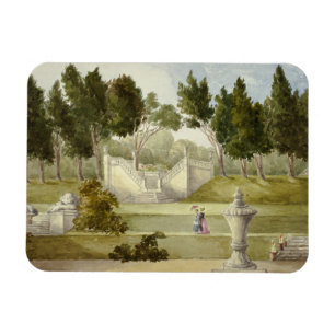 Elizabeth Murray - Garden at Clifton Hall Magnet