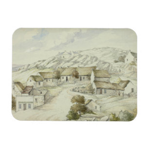 Elizabeth Murray - Kilkenny Village from Rocks Magnet