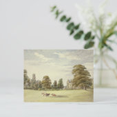 Elizabeth Murray - Kühe vor Manor House und Postkarte (Stehend Vorderseite)