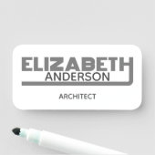 Elizabeth Name Tag Namensschild (Beispiel)