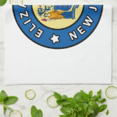 Elizabeth New Jersey Geschirrtuch (Gefaltet)