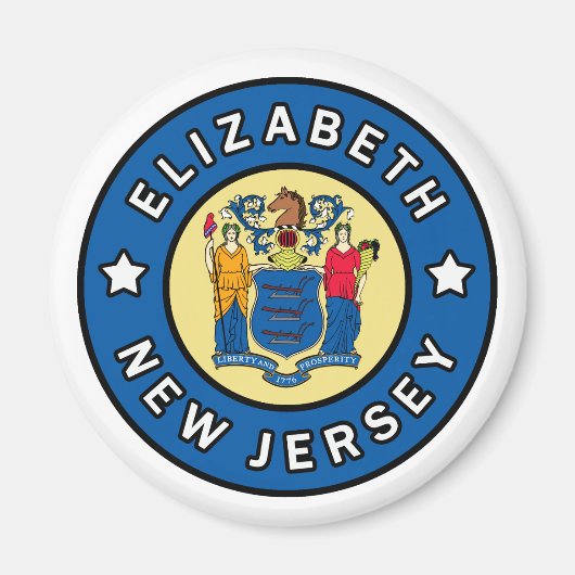 Elizabeth New Jersey Magnet (Vorne)