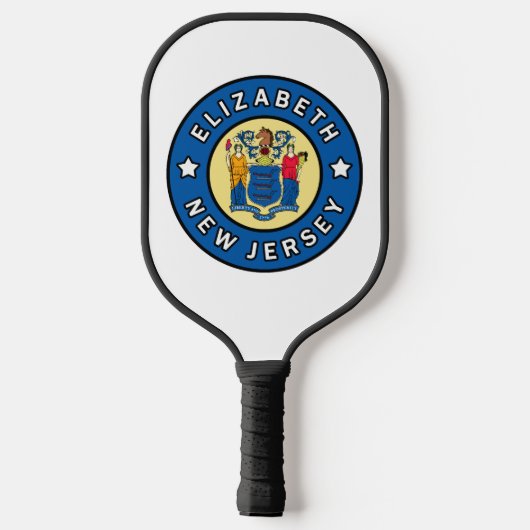 Elizabeth New Jersey Pickleball Schläger (Rückseite)