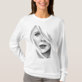 Elizabeth olsen Basic Long Sleeve T - Shirt (Vorderseite)