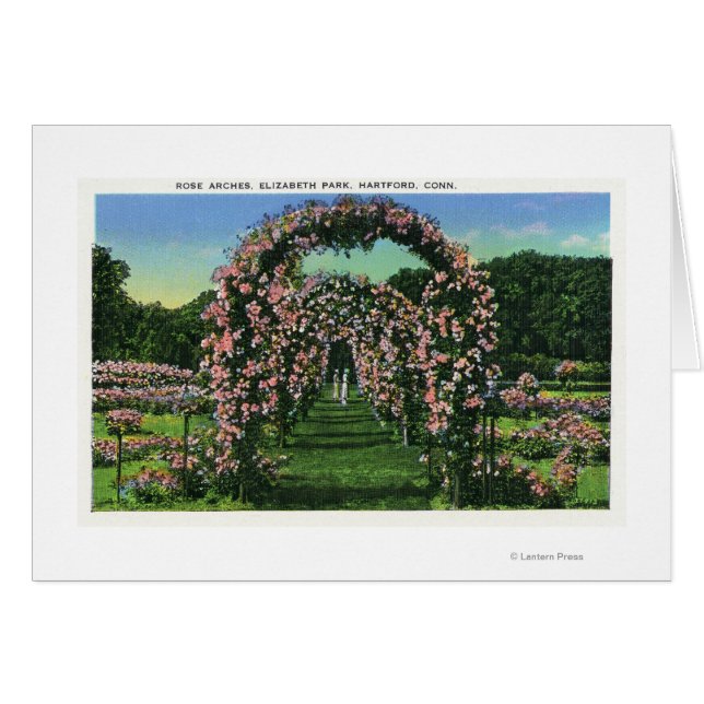 Elizabeth Park Sicht auf die Rose Arches (Vorderseite (Horizontal))