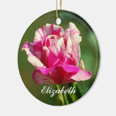 Elizabeth Peppermint Weihnachtsfeier Rose Ornament (Links)