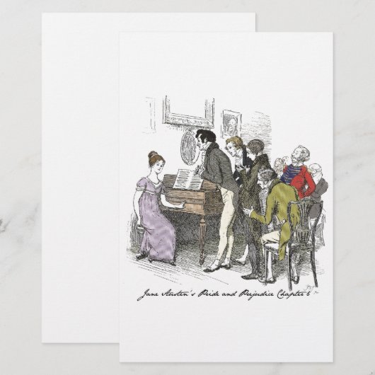 Elizabeth Performs - Jane Austen Pride & Prejudice (Vorne/Hinten)