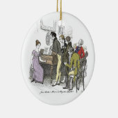 Elizabeth Performs - Jane Austen Pride & Prejudice Keramik Ornament (Rechts)