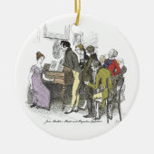 Elizabeth Performs - Jane Austen Pride & Prejudice Keramik Ornament (Vorne)