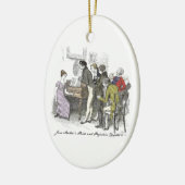 Elizabeth Performs - Jane Austen Pride & Prejudice Keramikornament (Links)