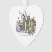 Elizabeth Performs - Jane Austen Pride & Prejudice Ornament (Vorderseite)