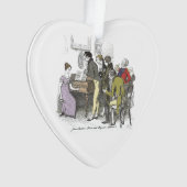 Elizabeth Performs - Jane Austen Pride & Prejudice Ornament (Vorderseite)