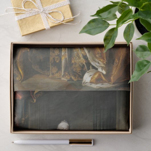 Elizabeth Petrovna von Louis Tocque Seidenpapier (Geschenk)