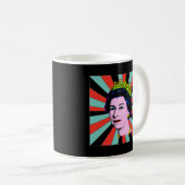 Elizabeth Queen of England Sun Queen Kaffeetasse (VorderseiteRechts)