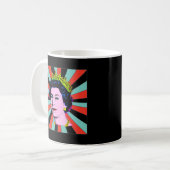 Elizabeth Queen of England Sun Queen Kaffeetasse (Vorderseite Links)