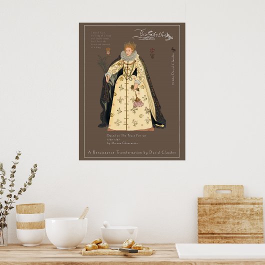 Elizabeth R. von England Poster (Küche)