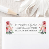 Elizabeth Rücksendeadresse Wedding Umschlag Aufkle (Insitu)