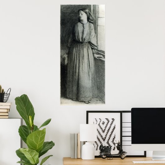 Elizabeth Siddal, Mai 1854 Poster (Heimbüro)