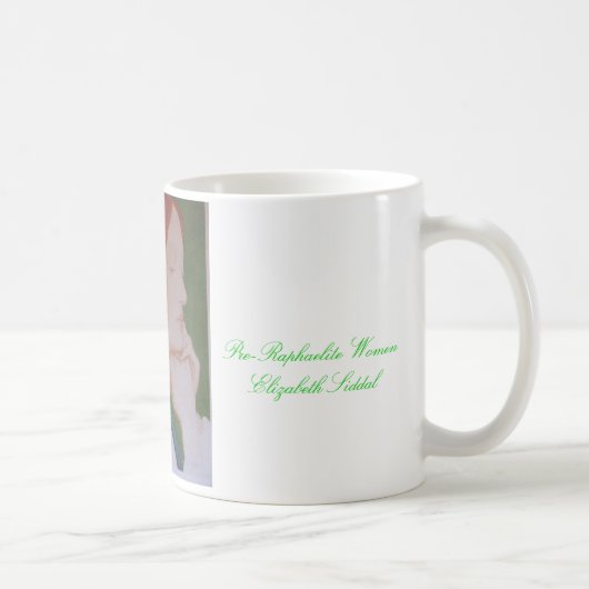 Elizabeth Siddal - Poesie Kaffeetasse (Rechts)