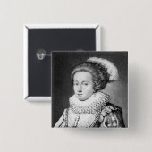 Elizabeth Stuart, Königin von Böhmen Button (Vorne & Hinten)
