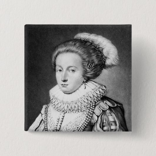 Elizabeth Stuart, Königin von Böhmen Button (Vorderseite)
