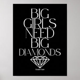 Elizabeth Taylor Quotes Women Power Poster