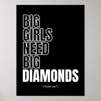 Elizabeth Taylor Quotes Women Power Poster