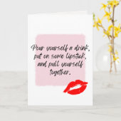 Elizabeth Taylor Zitat Karte (Gelbe Blume)