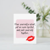 Elizabeth Taylor Zitat Postkarte (Stehend Vorderseite)