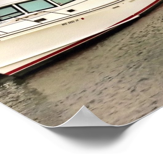 Elizabeth Tilley am Liegeplatz Poster (Ecke)