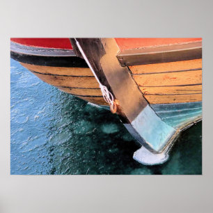 Elizabeth Tilley im gefrorenen Hafen von Plymouth Poster