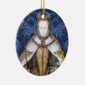 Elizabeth Tudor, Königin von England Keramik Ornament (Rechts)