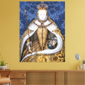 Elizabeth Tudor, Königin von England Leinwanddruck (Insitu (Wohnzimmer))