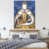 Elizabeth Tudor, Königin von England Leinwanddruck (Insitu (Schlafzimmer))