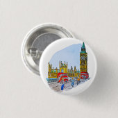 Elizabeth-Turm, auch bekannt als Big Ben Button (Vorne & Hinten)