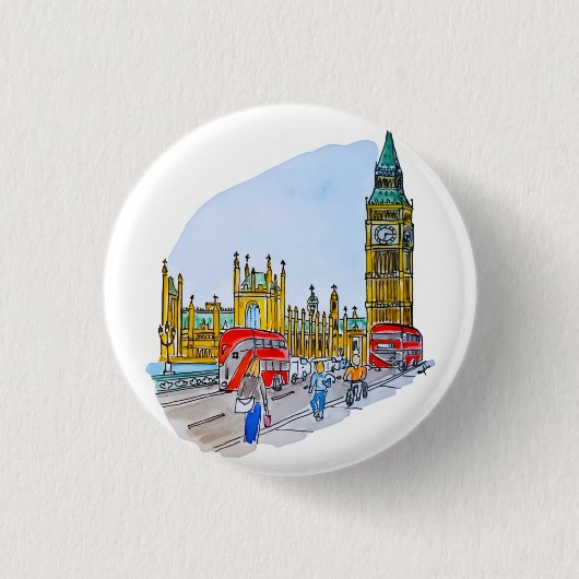 Elizabeth-Turm, auch bekannt als Big Ben Button (Vorderseite)