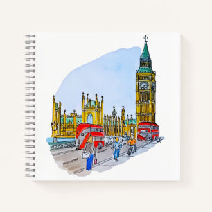 Elizabeth-Turm, auch bekannt als Big Ben Notizblock
