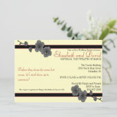 Elizabeth und David- Stock die Bar 2 Einladung (Stehend Vorderseite)