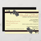 Elizabeth und David- Stock die Bar 2 Einladung (Vorne/Hinten)