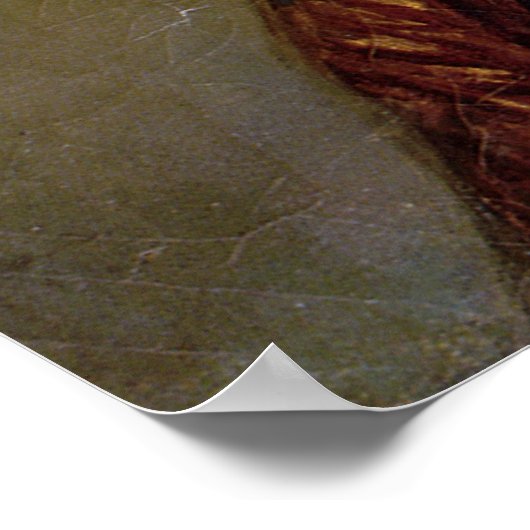 Elizabeth Vigee-Le Brun ~ Selbstportrait Poster (Ecke)