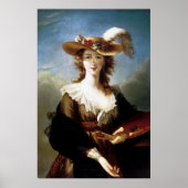 Elizabeth Vigee-Le Brun ~ Selbstportrait Poster (Vorne)