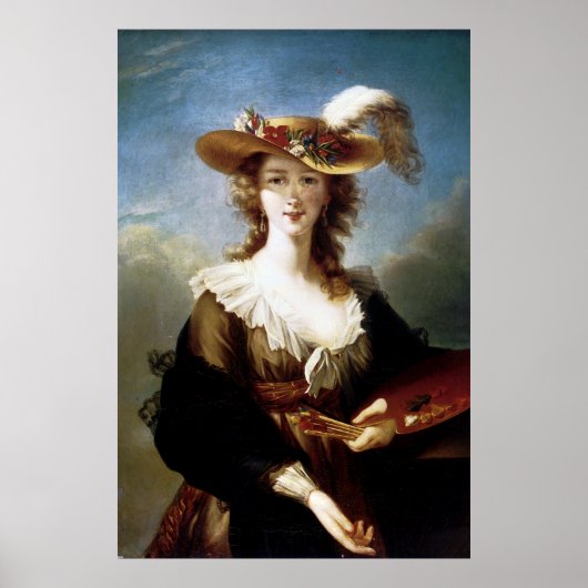 Elizabeth Vigee-Le Brun ~ Selbstportrait Poster (Vorne)
