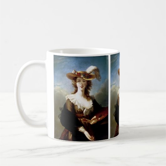 Elizabeth Vigee-Le Brun ~ Selbstporträt Kaffeetasse (Links)