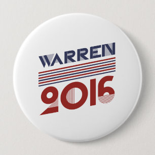 ELIZABETH WAREN 2016 VINTAGE ART - .PNG BUTTON